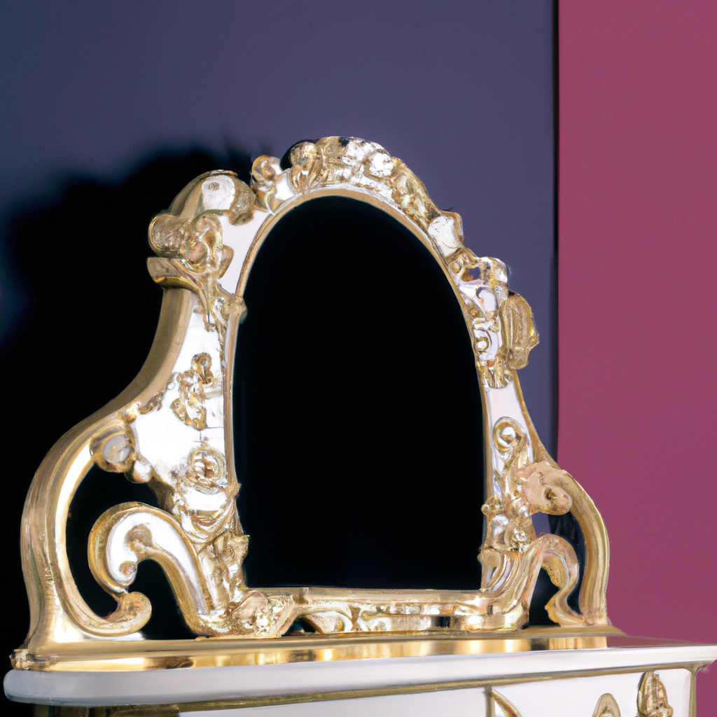 Miroir baroque agenteé