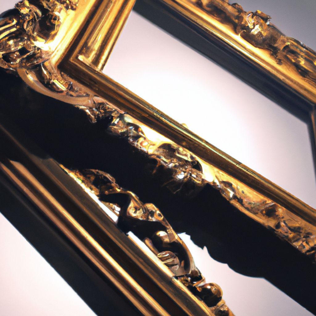Miroir baroque babou