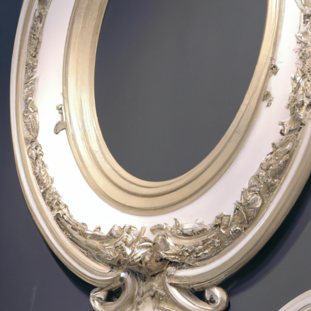 Miroir baroque amazone