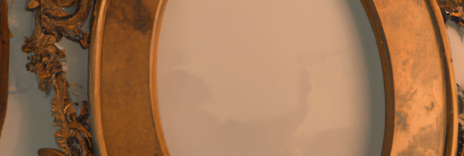 Miroir ancien bois baroque