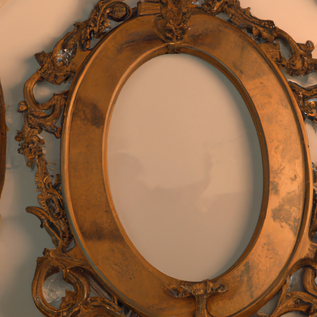 Miroir ancien bois baroque