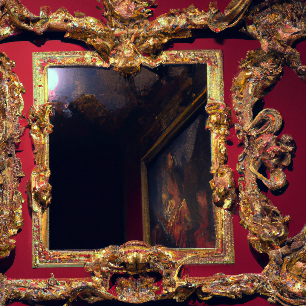 Miroir baroque amadeus