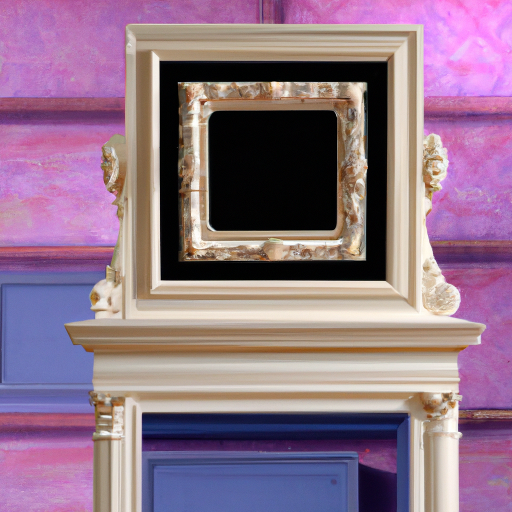 Miroir baroque 2 couleurs