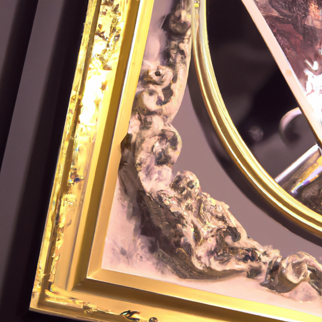 Miroir baroque a peindre